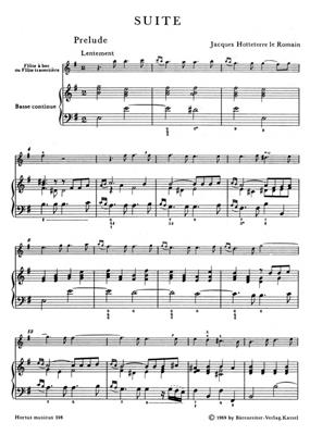Jacques-Martin Hotteterre: Suite e minor op. 5-2: Ensemble de Chambre