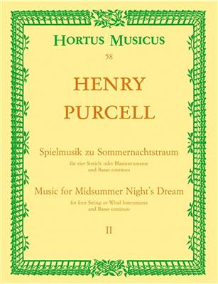 Henry Purcell: Music Midsummer 2 Full Sc: Orchestre à Cordes