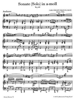 Johann Sebastian Bach: Sonaten 2 A/D ( Cpe ): Flûte Traversière et Accomp.