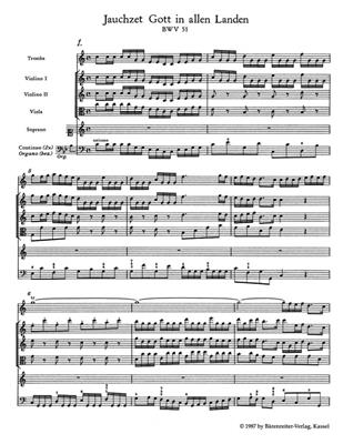 Johann Sebastian Bach: Cantata No. 51 - BWV 51: Orchestre Symphonique