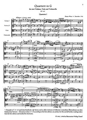 Wolfgang Amadeus Mozart: Die Zehn Berühmten Streichquartette: Quatuor à Cordes