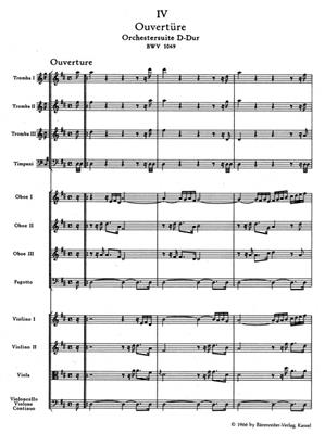 Johann Sebastian Bach: Orchestral Suite - Overture No.4 In D BWV 1069: Orchestre de Chambre