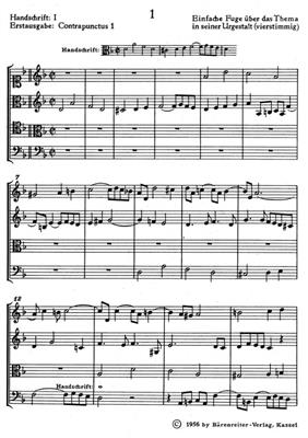 Johann Sebastian Bach: Art Of Fugue BWV 1080: Cordes (Ensemble)