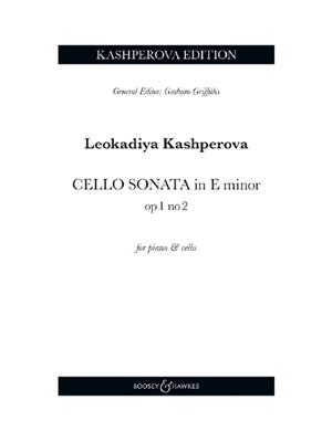 Leokadiya Kashperova: Cello Sonata No. 2 in E minor op. 1, Nr. 2: Violoncelle et Accomp.