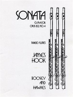 James Hook: Sonata in G Major op. 83/4: Flûtes Traversières (Ensemble)