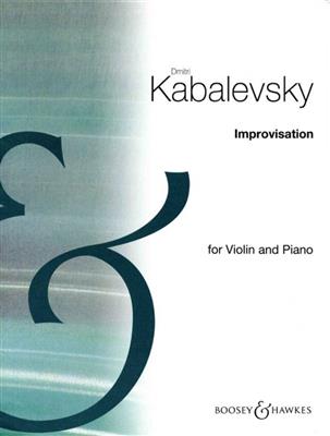 Dmitri Kabalevsky: Improvisation op. 21: Violon et Accomp.