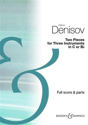 Edison Denisov: Two Pieces for Three Instruments: Ensemble de Chambre