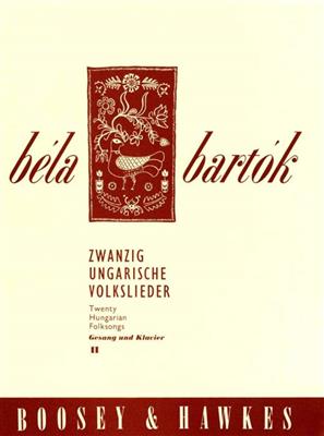 20 Hungarian Folksongs Vol. 2: Chant et Piano