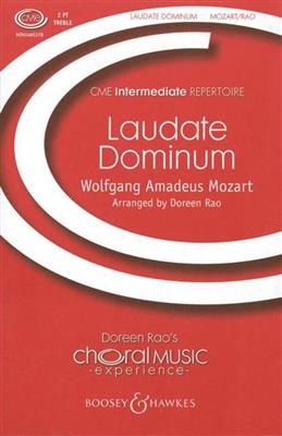 Wolfgang Amadeus Mozart: Laudate Dominum: (Arr. Doreen Rao): Voix Hautes et Accomp.