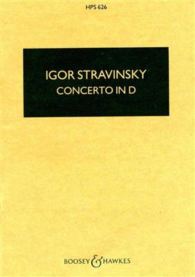 Igor Stravinsky: Concerto in D: Orchestre à Cordes