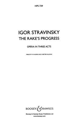 Igor Stravinsky: Der Wüstling (The Rake's Progress): Chœur Mixte et Ensemble
