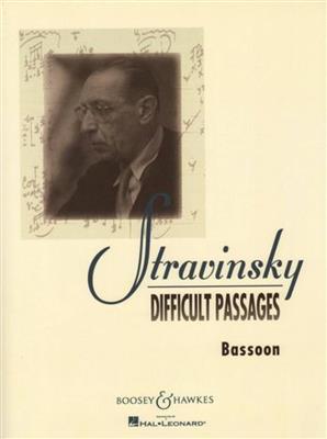 Igor Stravinsky: Difficult Passages: (Arr. Frank A. Morelli): Solo pour Basson