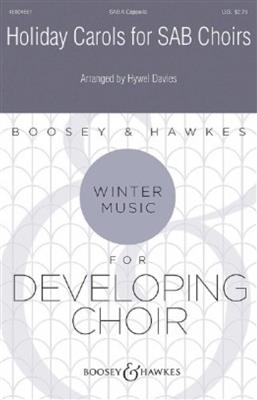 Holiday Carols for SAB Choirs: (Arr. Hywel Davies): Chœur Mixte A Cappella