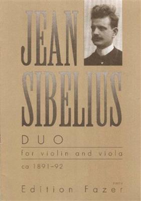 Jean Sibelius: Duo for Violin & Viola: Duo pour Cordes Mixte