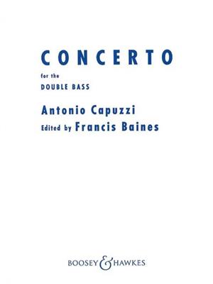 Giuseppe Antonio Capuzzi: Concert F: Contrebasse et Accomp.