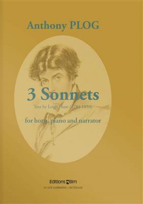 Anthony Plog: 3 Sonnets: Cor Français et Accomp.