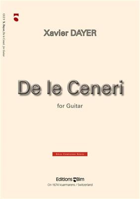 Xavier Dayer: De Le Ceneri: Solo pour Guitare