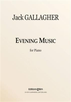 Jack Gallagher: Evening Music: Solo de Piano