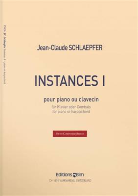 Jean-Claude Schlaepfer: Instances I: Solo de Piano