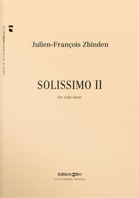 Julien-François Zbinden: Solissimo II: Solo pour Alto