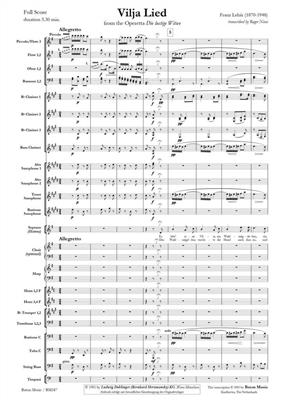 Franz Lehár: Vilja Lied: (Arr. Roger Niese): Orchestre d'Harmonie et Voix