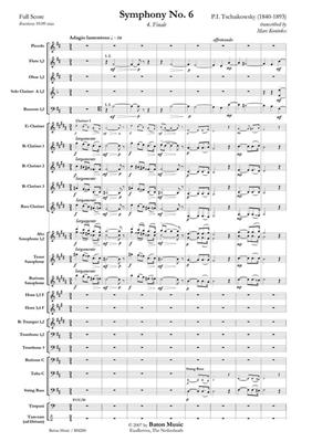 Pyotr Ilyich Tchaikovsky: Symphony nr. 6 B minor 'Pathétique': (Arr. Marc Koninkx): Orchestre d'Harmonie