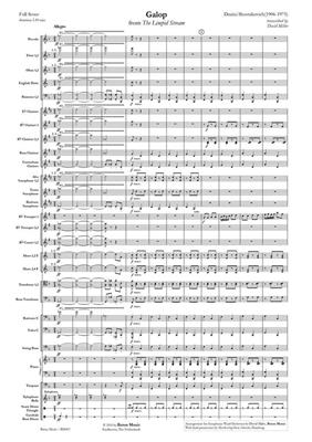 Dimitri Shostakovich: Galop from The Limpid Stream: (Arr. Miller): Orchestre d'Harmonie