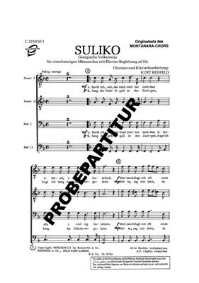 Suliko: Voix Basses et Accomp.
