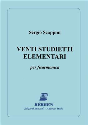 S. Scappini: Venti Studietti Elementari: Solo pour Accordéon