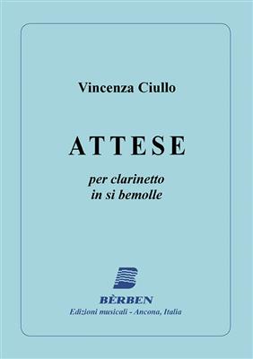Vincenza Ciullo: Attese: Solo pour Clarinette