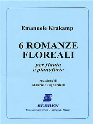 6 Romanze Floreali: Flûte Traversière et Accomp.