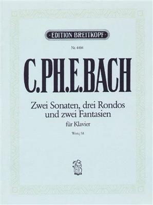 Johann Sebastian Bach: Sammlungen(6) Sonaten Fantasien: Solo de Piano