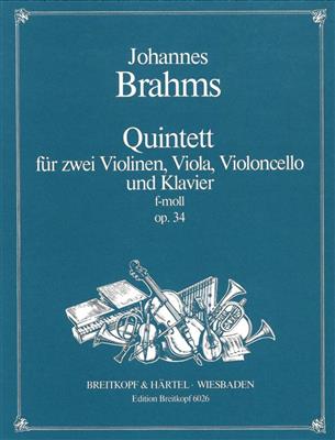 Johannes Brahms: Klavierquintet F Op.34: Quatuor pour Pianos