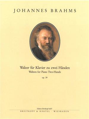 Johannes Brahms: Walsen Op.39 P,: Solo de Piano