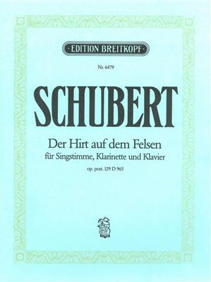 Franz Schubert: Hirt Auf Dem Felsen: Ensemble de Chambre