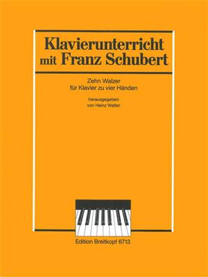 Franz Schubert: 10 Walzer: Piano Quatre Mains