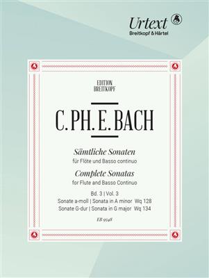 Carl Philipp Emanuel Bach: Sämtliche Sonaten: Flûte Traversière et Accomp.