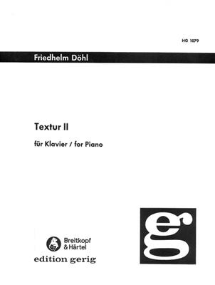 Friedhelm Döhl: Textur II: Solo de Piano