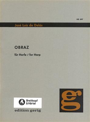Jose Luis de Delas: Obraz: Solo pour Harpe
