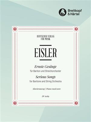 Hans Eisler: Serious Songs: Cordes (Ensemble)