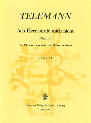 Georg Philipp Telemann: Ach Herr, strafe mich nicht: Ensemble de Chambre