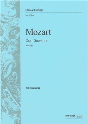 Wolfgang Amadeus Mozart: Don Giovanni KV 527: Partitions Vocales d'Opéra