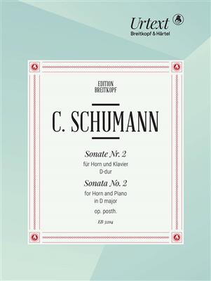 Camillo Schumann: Sonata No. 2 op. posth.: Cor Français et Accomp.