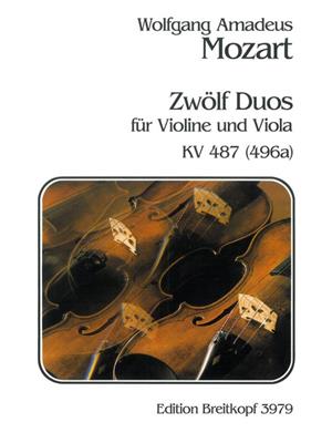 Wolfgang Amadeus Mozart: 12 Duos KV 487: Duo pour Cordes Mixte