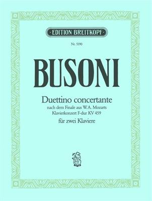 Ferruccio Busoni: Duettino Concertante: Piano Quatre Mains