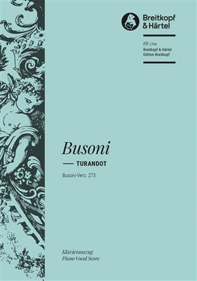 Ferruccio Busoni: Turandot: Partitions Vocales d'Opéra