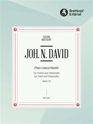 Johann Nepomuk David: Duo Concertante Wk 19: Duo pour Cordes Mixte