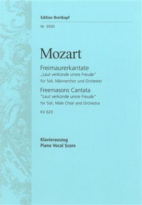 Wolfgang Amadeus Mozart: Freimaurerkantate KV 623: Voix Basses et Accomp.