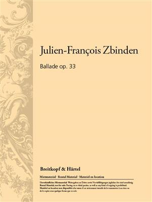 Julien-François Zbinden: Ballade op. 33: Basson et Accomp.