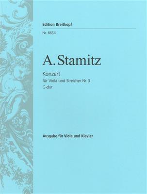 Anton Stamitz: Violakonzert Nr.3 G-dur / Viola Concerto No.3: Alto et Accomp.